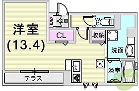 フォーシーズンズ神戸  ｜ 兵庫県神戸市兵庫区荒田町3丁目60-14（賃貸アパート1R・1階・37.17㎡） その2