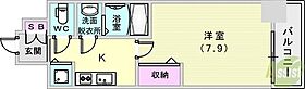 プレサンスＫＯＢＥグレンツ  ｜ 兵庫県神戸市兵庫区新開地3丁目（賃貸マンション1K・9階・24.79㎡） その2