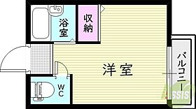 スノーグランデ上沢  ｜ 兵庫県神戸市長田区六番町2丁目（賃貸アパート1R・2階・15.70㎡） その2