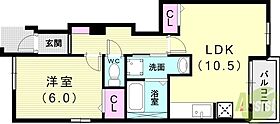 ガーデンヒルズ神戸西  ｜ 兵庫県神戸市西区伊川谷町別府99-3（賃貸アパート1LDK・1階・42.63㎡） その2