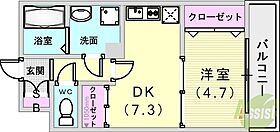 KTIレジデンス月見山II  ｜ 兵庫県神戸市須磨区行幸町4丁目（賃貸アパート1DK・2階・33.74㎡） その2