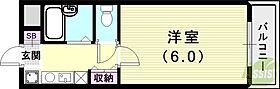 ルックハイツI  ｜ 兵庫県神戸市西区王塚台1丁目49（賃貸マンション1K・1階・20.72㎡） その2