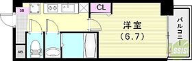 アドバンス神戸レイソレ  ｜ 兵庫県神戸市兵庫区浜崎通（賃貸マンション1K・11階・23.01㎡） その2