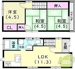 野田町8丁目貸家