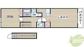 メゾン　アンソレイエI  ｜ 兵庫県神戸市垂水区乙木3丁目（賃貸マンション1LDK・2階・44.90㎡） その2