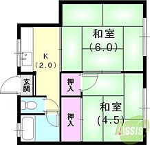 サチズライフ萩乃町  ｜ 兵庫県神戸市長田区萩乃町2丁目（賃貸アパート2K・1階・27.00㎡） その2