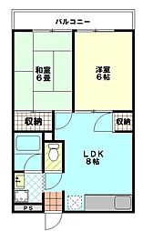 間取図画像 2DK