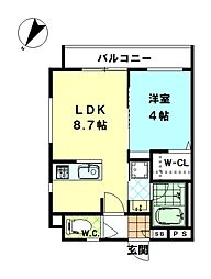 ロワイヤルA 1階/101