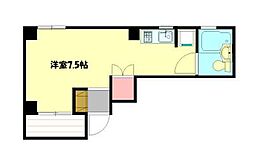 MKハイツ ワンルームの間取図画像
