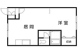 コーポすずらん 101 ｜ 北海道芦別市北四条西1丁目（賃貸アパート1LDK・1階・36.45㎡） その2