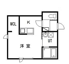 Sky HillsII(スカイヒルズ) 101 ｜ 北海道旭川市緑が丘東四条1丁目（賃貸アパート1K・1階・30.43㎡） その2