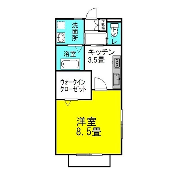 グラシアス・レオーネII ｜茨城県神栖市大野原4丁目(賃貸アパート1K・1階・33.12㎡)の写真 その2