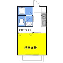 グラシアスＷｅｓｔ 106 ｜ 茨城県神栖市知手中央3丁目（賃貸アパート1K・1階・26.45㎡） その2