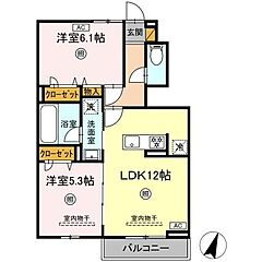 物件の間取り
