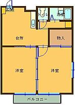 美野里 203 ｜ 埼玉県熊谷市籠原南2丁目（賃貸アパート2K・2階・39.32㎡） その2