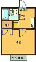 ポルタブルー籠原 203 ｜ 埼玉県熊谷市美土里町2丁目（賃貸アパート1K・2階・17.82㎡） その2