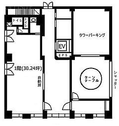 産和ビル ワンルームの間取図画像