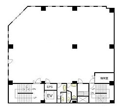 藤久ビル西2号館 ワンルームの間取図画像