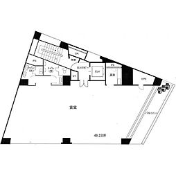 第3都ビル ワンルームの間取図画像
