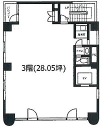 新光第5ビル ワンルームの間取図画像