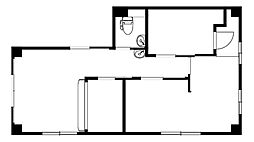 浅野ビル ワンルームの間取図画像
