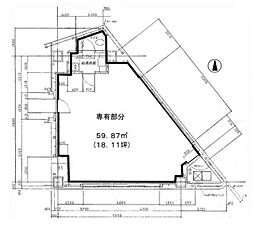 YSビル ワンルームの間取図画像