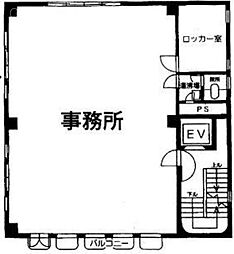 村山ビル ワンルームの間取図画像
