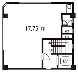 浅川ビル ワンルームの間取図画像