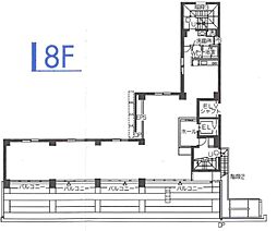 コア京橋ビル ワンルームの間取図画像