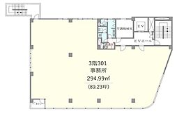 MYビル ワンルームの間取図画像