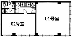タイヤビル ワンルームの間取図画像