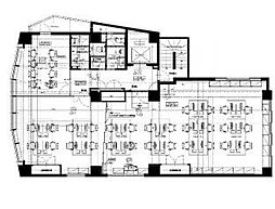 タワーフロント神谷町 ワンルームの間取図画像