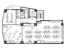 タワーフロント神谷町 ワンルームの間取図画像