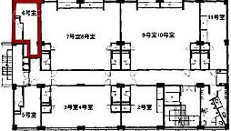 岡崎ビル ワンルームの間取図画像