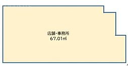 メゾンエスポワール ワンルームの間取図画像