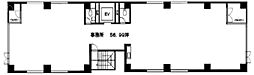 中尾ビル ワンルームの間取図画像