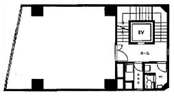 大久保ビル ワンルームの間取図画像