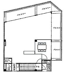 第三花田ビル ワンルームの間取図画像