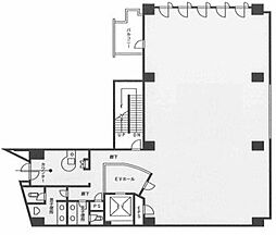 西新橋JKビル ワンルームの間取図画像