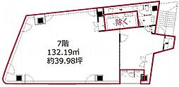 MASQUARE秋葉原 ワンルームの間取図画像