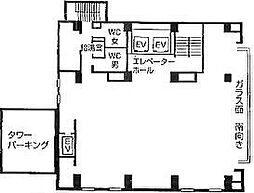 セントピアビル ワンルームの間取図画像