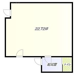 ヤマキドノール ワンルームの間取図画像