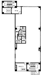 315白金台 ワンルームの間取図画像