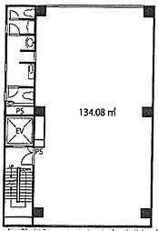 ヤマダビル ワンルームの間取図画像