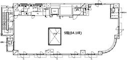 アリビオ九段 ワンルームの間取図画像
