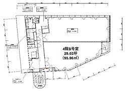 新宿セントランドビル ワンルームの間取図画像