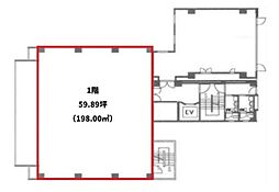 光洋ビル ワンルームの間取図画像