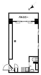 原宿第2コーポ ワンルームの間取図画像