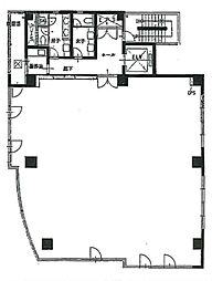 JUKINSHICHONORTHTOWER ワンルームの間取図画像