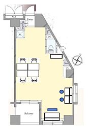 デュオ・スカーラ西麻布タワー WEST棟 6階/602